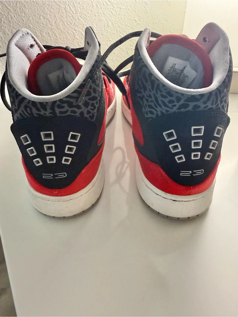 Jordan vibrant red